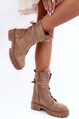 Workery Model Marx DA103P Dark Beige Zamsz - Step in style Step in style