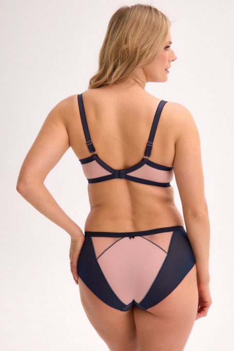 BIUSTONOSZ SEMI-SOFT AINA BSO 1273 GRANATOWO-RÓŻOWY GAIA