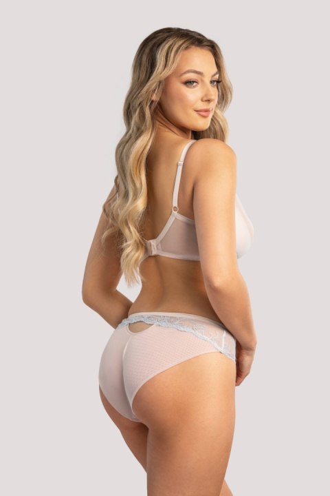 Biustonosz push up Biustonosz Usztywniany Model Francesca Full Cup Blue/Beige - Unikat Unikat Biustonosz push up Biustonosz Usztywniany Model Francesca Full Cup Blue/Beige - Unikat Unikat