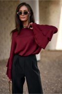 Bluzka Model Camila BOR BLU0218 Bordo - Roco Fashion Roco Fashion Bluzka Model Camila BOR BLU0218 Bordo - Roco Fashion Roco Fashion