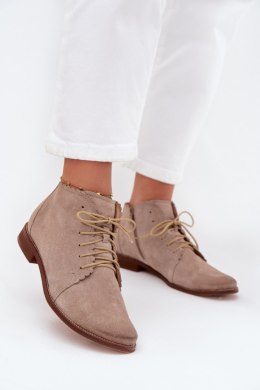Botki Model Zazoo 4078 Cappuccino - Step in style Step in style