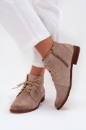 Botki Model Zazoo 4078 Cappuccino - Step in style Step in style