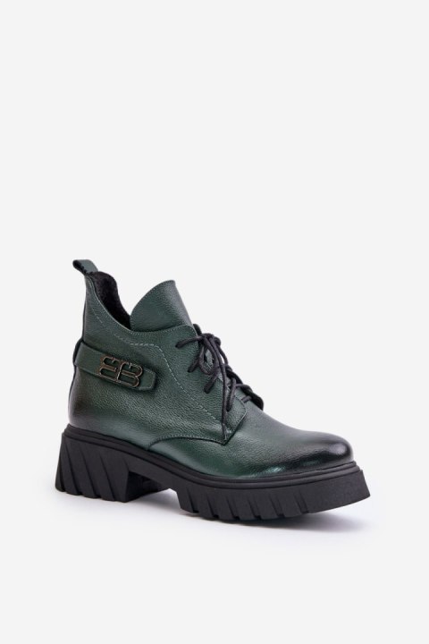 Botki Model Zazoo 60483 Dark Green - Step in style Step in style Botki Model Zazoo 60483 Dark Green - Step in style Step in style