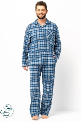 PIŻAMA MĘSKA MNS 492 FLANELA DR KEY