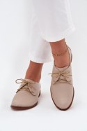 Półbuty Model Zazoo 4238 Beige - Step in style Step in style