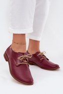 Półbuty Model Zazoo 4238 Bordo - Step in style Step in style