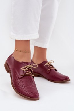 Półbuty Model Zazoo 4238 Bordo - Step in style Step in style