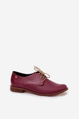 Półbuty Model Zazoo 4238 Bordo - Step in style Step in style