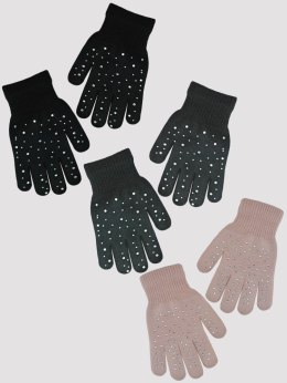 RĘKAWICZKI DZIEWCZĘCE RZ029 5P DIAMENTY NOVITI