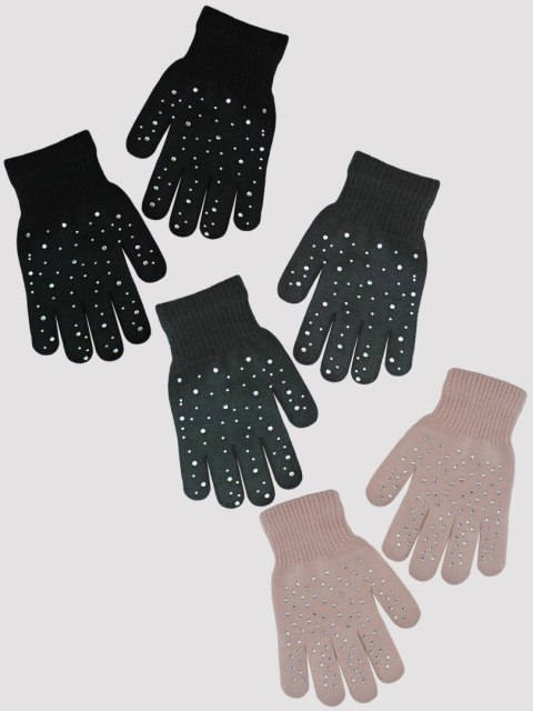 RĘKAWICZKI DZIEWCZĘCE RZ029 5P DIAMENTY NOVITI