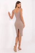 Sukienka Model RV-SK-7531.54 Dark Beige - Rue Paris Rue Paris
