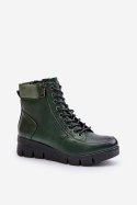 Botki Model Savindria RMR23109A-2 Green - Step in style Step in style Botki Model Savindria RMR23109A-2 Green - Step in style Step in style