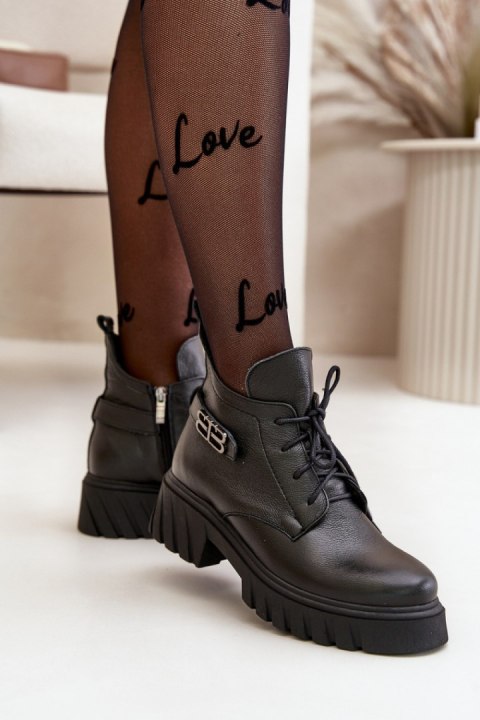 Botki Model Zazoo 60483 Black - Step in style Step in style Botki Model Zazoo 60483 Black - Step in style Step in style