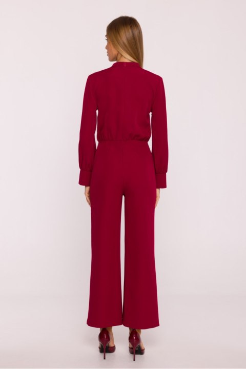 Kombinezon Model MOE879 Bordo - Moe Moe Kombinezon Model MOE879 Bordo - Moe Moe