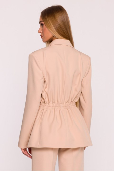 Marynarka Damska Model MOE873 Beige - Moe Moe