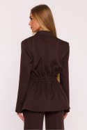 Marynarka Damska Model MOE873 Brown - Moe Moe