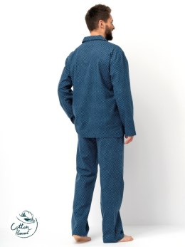 PIŻAMA MĘSKA MNS 815 FLANELA DR R.3XL-4XL