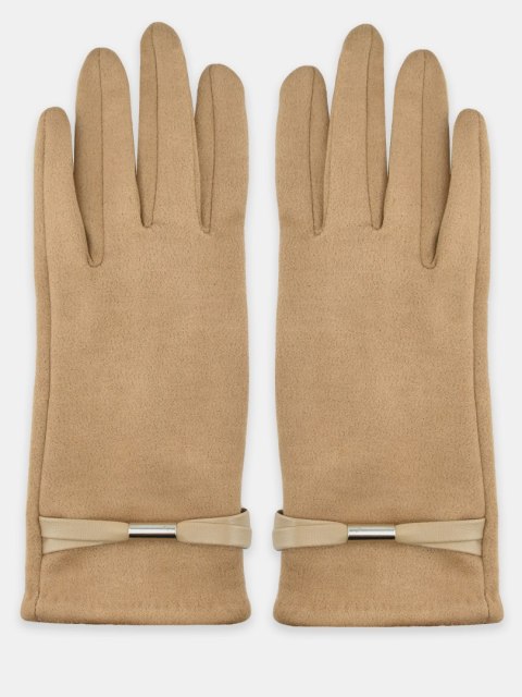 RĘKAWICZKI DAMSKIE RW056 5P ZE SKÓRKĄ NOVITI