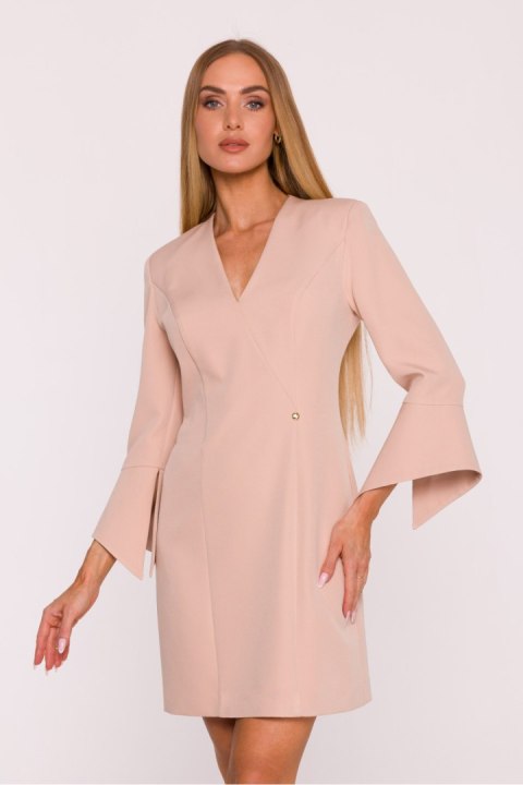 Sukienka Model MOE876 Beige - Moe Moe