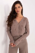 Sweter Damski Model IT-SW-98300.69 Dark Beige - Italy Moda Italy Moda