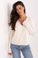 Sweter Damski Model IT-SW-98300.69 Ecru - Italy Moda Italy Moda