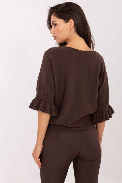 Sweter Damski Model IT-SW-99244.65 Dark Beige - Italy Moda Italy Moda Sweter Damski Model IT-SW-99244.65 Dark Beige - Italy Moda Italy Moda