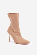 Botki Model Amune MVP326 Dark Beige - Step in style Step in style