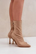 Botki Model Amune MVP326 Dark Beige - Step in style Step in style