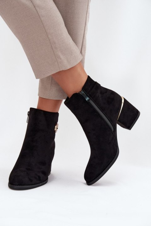 Botki Model Dorisse 0-610 Black - Step in style Step in style Botki Model Dorisse 0-610 Black - Step in style Step in style