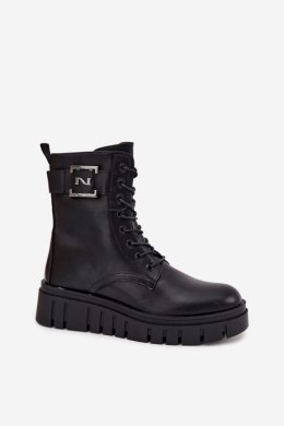 Botki Model Lyrana DA150P Black - Step in style Step in style