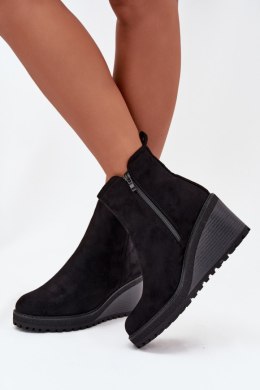Botki Model Mavona QT91P Black - Step in style Step in style