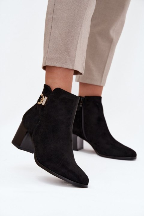 Botki Model Renora H0258 Black - Step in style Step in style