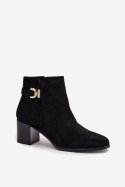 Botki Model Renora H0258 Black - Step in style Step in style