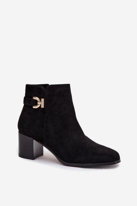Botki Model Renora H0258 Black - Step in style Step in style Botki Model Renora H0258 Black - Step in style Step in style
