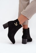 Botki Model Renora H0258 Black - Step in style Step in style
