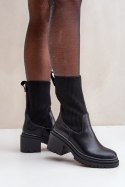 Botki Model Rosanas QH7823 Black - Step in style Step in style