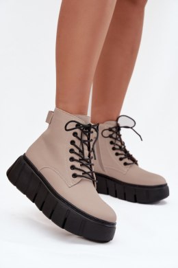 Botki Model Vinceza 66803 Beige - Step in style Step in style