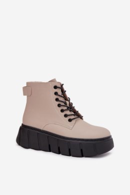 Botki Model Vinceza 66803 Beige - Step in style Step in style