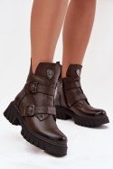 Botki Model Zazoo 60482 Czekolada - Step in style Step in style