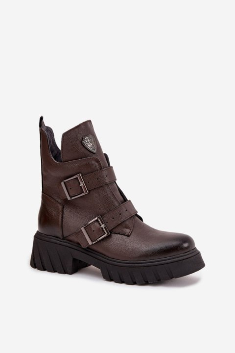 Botki Model Zazoo 60482 Czekolada - Step in style Step in style Botki Model Zazoo 60482 Czekolada - Step in style Step in style