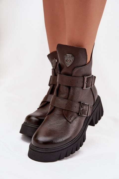 Botki Model Zazoo 60482 Czekolada - Step in style Step in style Botki Model Zazoo 60482 Czekolada - Step in style Step in style