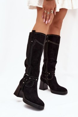 Kozaki Model Alessara 1825 Black - Step in style Step in style