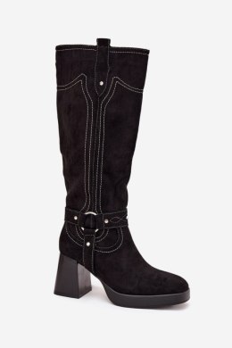 Kozaki Model Alessara 1825 Black - Step in style Step in style