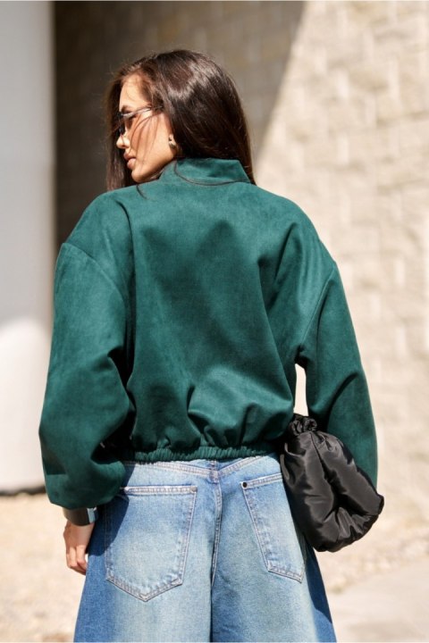Kurtka Damska Model Vivara BUT KUR0032 Bottle Green - Roco Fashion Roco Fashion Kurtka Damska Model Vivara BUT KUR0032 Bottle Green - Roco Fashion Roco Fashion