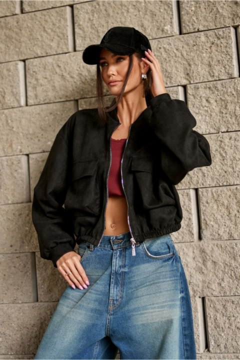 Kurtka Damska Model Vivara CZA KUR0032 Black - Roco Fashion Roco Fashion Kurtka Damska Model Vivara CZA KUR0032 Black - Roco Fashion Roco Fashion