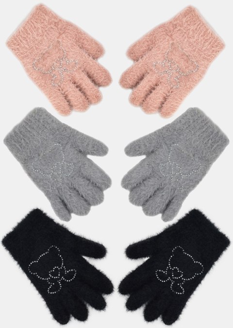 RĘKAWICZKI DZIEWCZĘCE RZ061 5P PUSZYSTE CEKINY NOVITI RĘKAWICZKI DZIEWCZĘCE RZ061 5P PUSZYSTE CEKINY NOVITI
