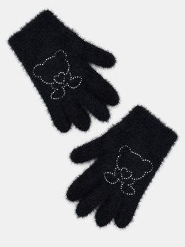 RĘKAWICZKI DZIEWCZĘCE RZ061 5P PUSZYSTE CEKINY NOVITI