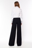Spodnie Czarne spodnie palazzo SD95 Black - Nife Nife