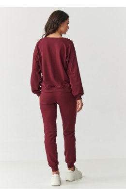 Spodnie Komplet Model M891 Bordo - Makadamia Makadamia