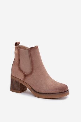 Sztyblety Model Zelia XJ-818A Beige - Step in style Step in style